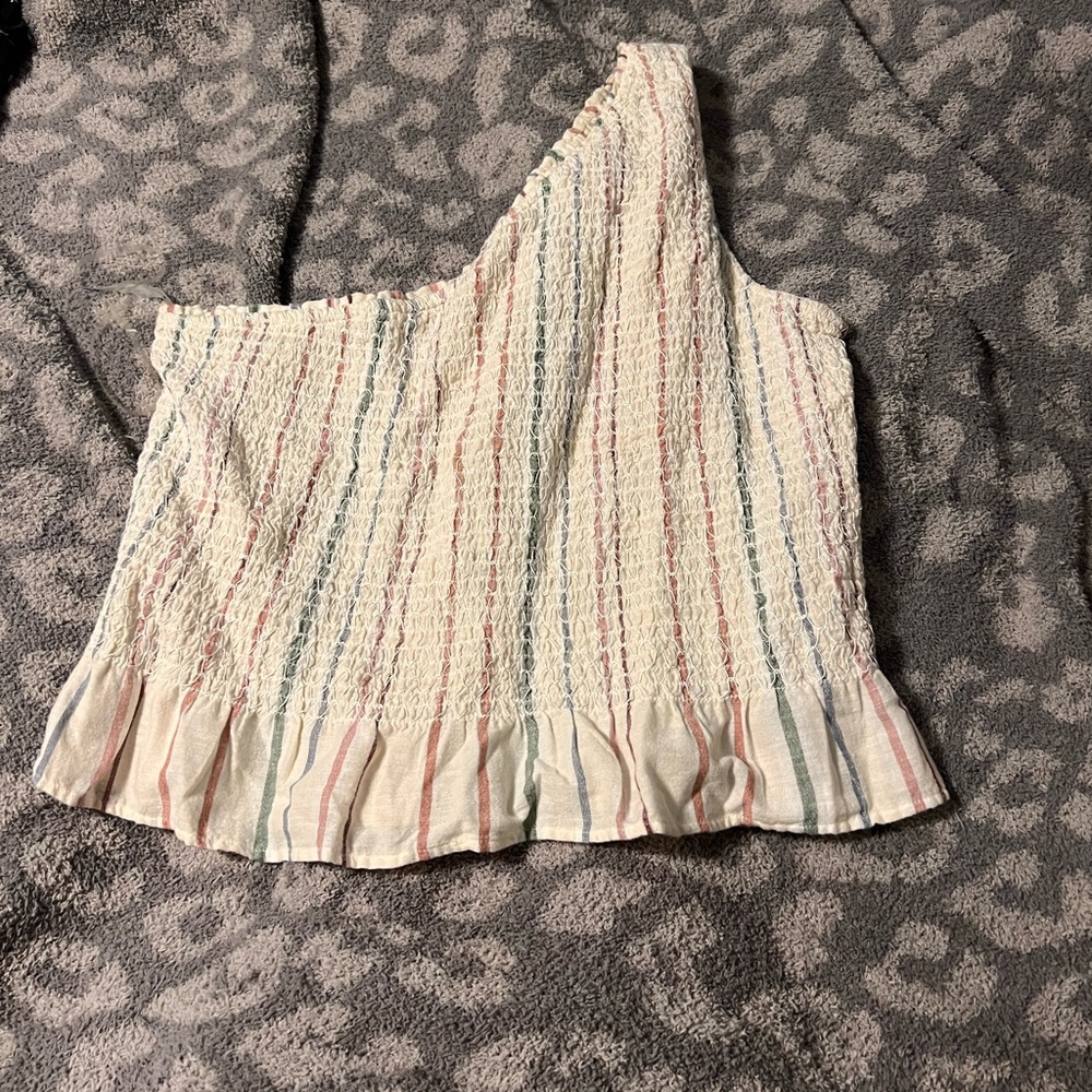 American eagle off shoulder crop top